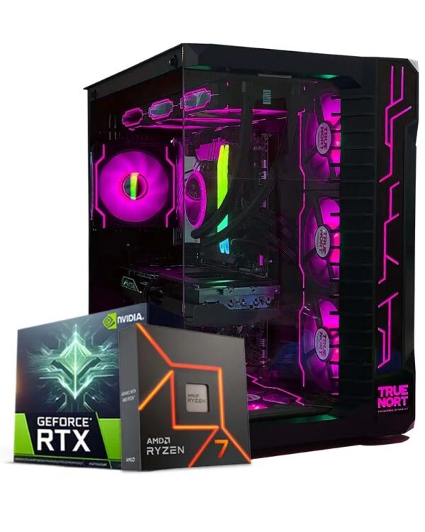 Custom AMD Ryzen 7 + NVIDIA RTX Gaming PC (True North Build)